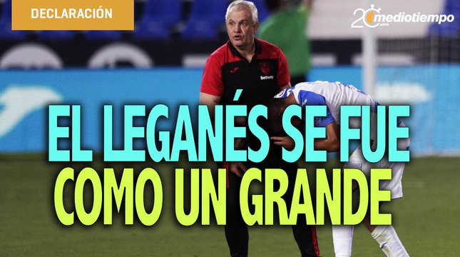 No fui capaz se salvar al Leganés: Javier Aguirre