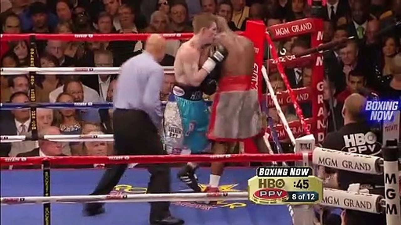 Floyd Mayweather Knocks out Ricky Hatton
