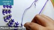 Hand Embroidery - Neckline Embroidery For Kameez-Kurtis - Lazy Daisy Stitch