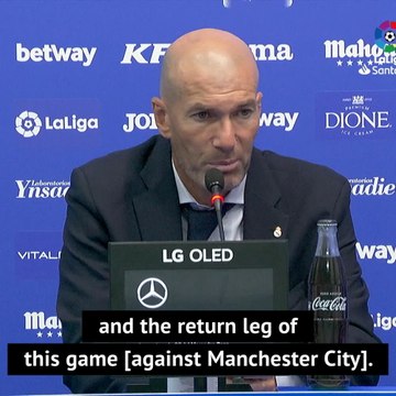 Real Madrid need a break before Man City match - Zidane