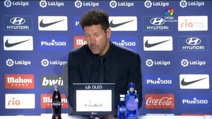 Simeone "augura" pocos cambios en la plantilla rojiblanca para la próxima temporada