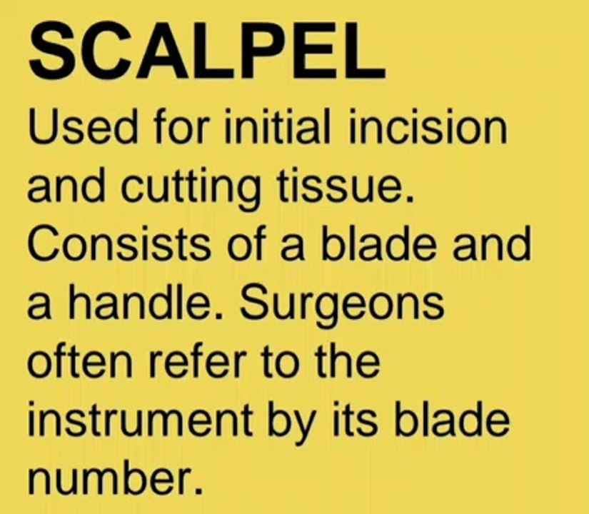 Common surgical instruments | nursing foundation