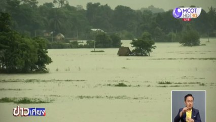 อินเดียเผชิญทั้งโควิด19-น้ำท่วม