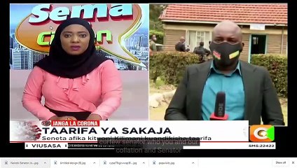 Sakaja Presents Self at Kilimani Police Station
