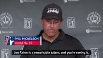 Mickelson saw potential in 'remarkable' Rahm early in career