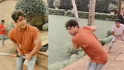 Sidharth Shukla ने शूट के दौरान खेला क्रिकेट,  Dil Ko Karaar Aaya के सेट पर हुई मस्ती | FilmiBeat