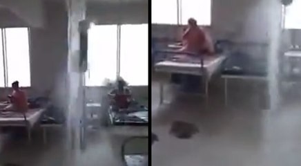 बरेली: कोविड-19 वार्ड में झरने की तरह गिरने लगा पानी, प्रियंका-अखिलेश ने योगी सरकार पर साधा निशाना