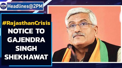 Rajasthan Political Crisis: Union Minister Gajendra Singh Shekhawat issued notice | Oneindia News