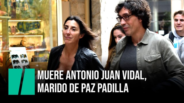 Muere Antonio Juan Vidal, marido de Paz Padilla
