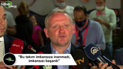 Göksel Gümüşdağ: "Bu takım imkansıza inanmadı, imkansızı başardı"