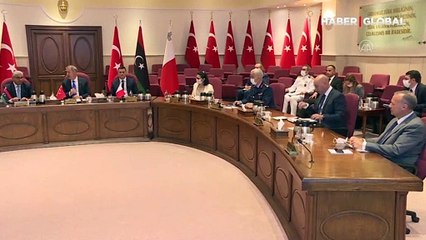 Ankara'da Libya için üçlü toplantı