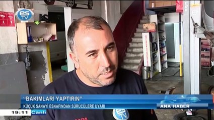 Küçük sanayi esnafından sürücülere uyarı