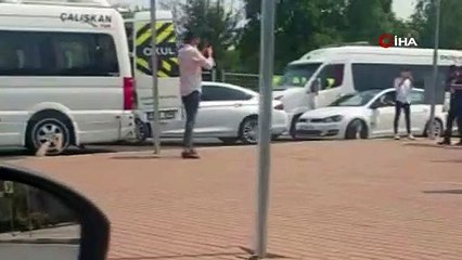 Bursa'da trafikte akıl almaz olay! Polis affetmedi...