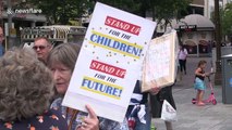 Jeremy Corbyn's brother Piers attends anti-mask protest in Nottingham