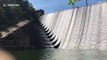 Dam good engineering! Water flowing down Maryland dam is oddly mesmerising