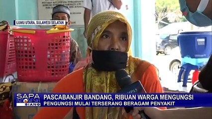 Pasca Banjir Bandang, Ribuan Warga Kini Bertahan di Pengungsian