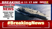 Indian Navy & USS Nimitz Joint Drill Set | Naval Front Against China