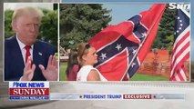 Trump says Confederate flag isn't about racism, it represents the South & 'we can't cancel history'