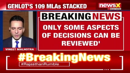 Sachin Pilot's Legal Options Explained | Rajasthan Rumble | NewsX