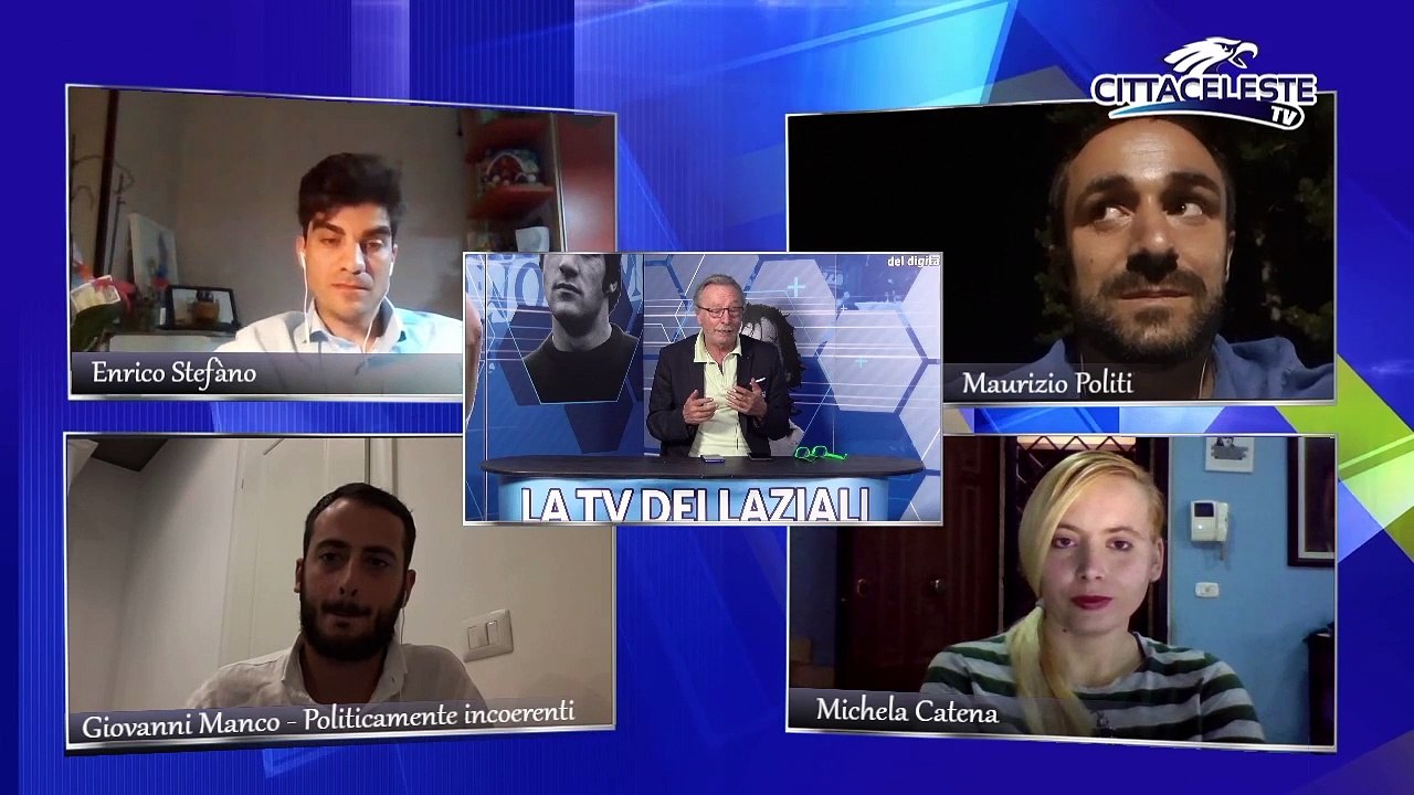 Enrico Stefano e Maurizio Politi a CITTACELESTE TV