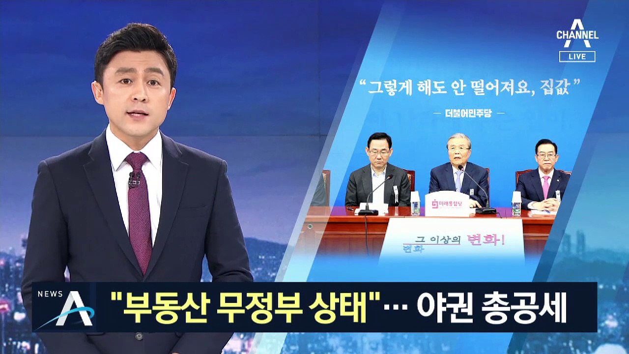 “부동산 무정부 상태”…부동산 정책에 야권 총공세