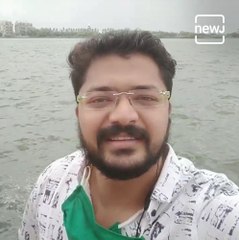 Watch This Man Is Giving Information About Rankala Lake In A Unique Way