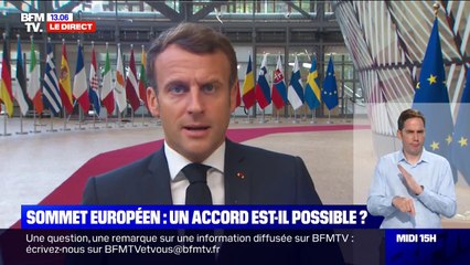 Plan de relance européen: Emmanuel Macron évoque des avancées, "il faut maintenant entrer dans le détail"