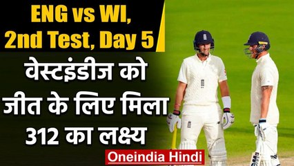 Download Video: England vs West Indies 2nd Test, Day 5: Ben Stokes fireworks set WI 312 to win | वनइंडिया हिंदी