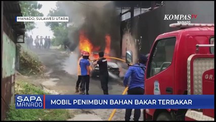 Mobil Penimbun BBM Terbakar, Pemilik Melarikan Diri