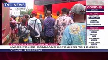 Lagos Police Command Impounds Ten Luxurious Buses