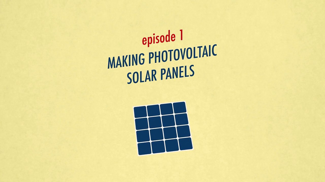 Making photovoltaic solar panels