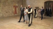 Los Reyes visitan el monasterio de Santa María de Poblet