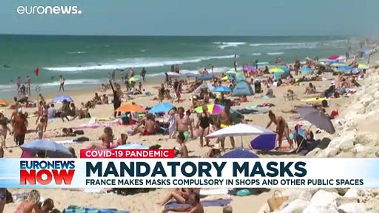 Coronavirus: Health concerns prompt France to bring date for compulsory face masks forward to Monday