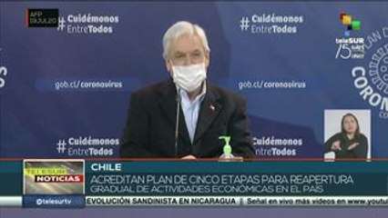 Presenta gobierno chileno plan de regreso gradual a la normalidad