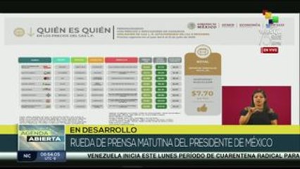 Informa gobierno mexicano sobre avances de obras públicas