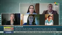 CNE de Ecuador suspende inscripción del partido de Rafael Correa