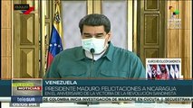 Felicita pdte. Maduro a Nicaragua por 41 años de Revolución Sandinista