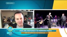 José Joel opina sobre interpretaciones de canciones de José José en voz de Sarita.| Venga La Alegría