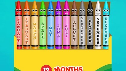 Calendar Crayons Teach Months of the Year