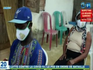 RTG/ COVID-19 : La coordination nationale de la jeunesse du PSD sensibilise la population de la commune d’Owendo