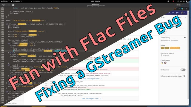 Fun with Flac Files (Fixing a GStreamer Bug)
