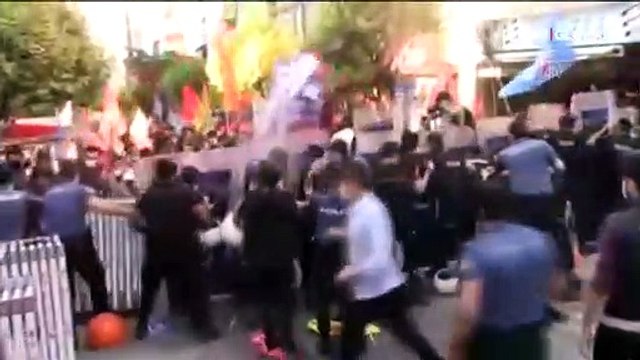 İzinsiz 'Suruç' yürüyüşü yapmak isteyen gruba müdahale: 55 gözaltı