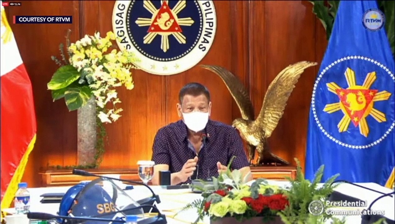 Duterte claims 'gasoline, diesel can disinfect masks'