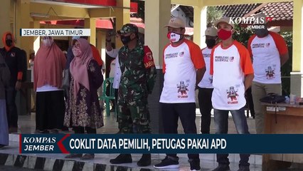 KPU Coklit Data Pemilih ke Sejumlah Rumah Tokoh Masyarakat
