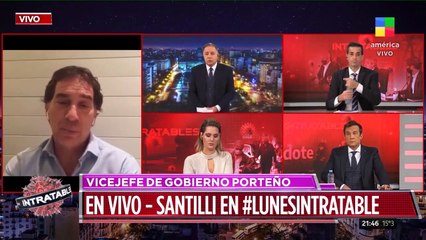 Diego Santilli en Intratables (20/07/20)