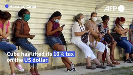 Cuba abolishes tax on US dollars