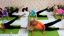 Barbie Yoga Workout Class part 3芭比娃娃瑜伽课Barbie classe boneca Yoga باربي الطبقة دمية اليوغا