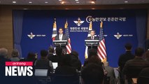 Defense chiefs of S. Korea, U.S. discuss OPCON transfer, defense costs