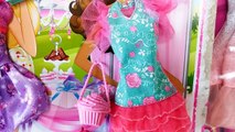 Frozen Elsa Barbie Clothes Dressesإلسا باربي دمية الملابس واللباسElsa Barbie Roupas Vestidosエルサ人形ドレス
