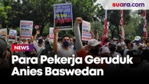 Protes Kebijakan Anies Baswedan, Terapis Pijat hingga Pekerja Diskotek Geruduk Balai Kota